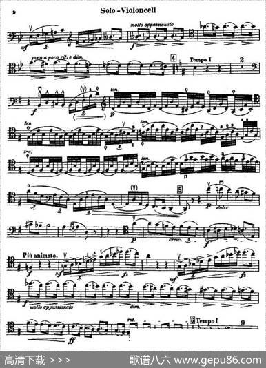 CELLOCONCERTOinBminor（大提琴）