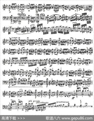 PIATTI12Caprices之3（大提琴）
