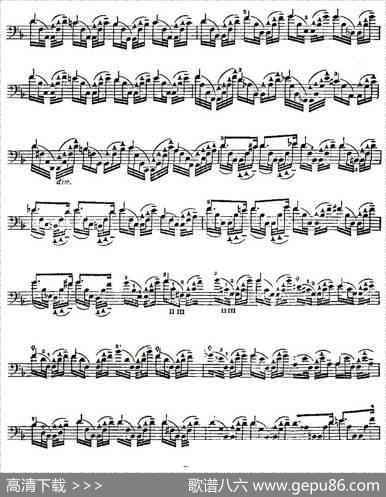 PIATTI12Caprices之5（大提琴）