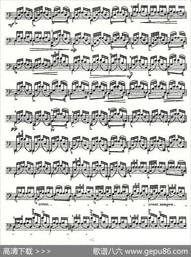 PIATTI12Caprices之7（大提琴）