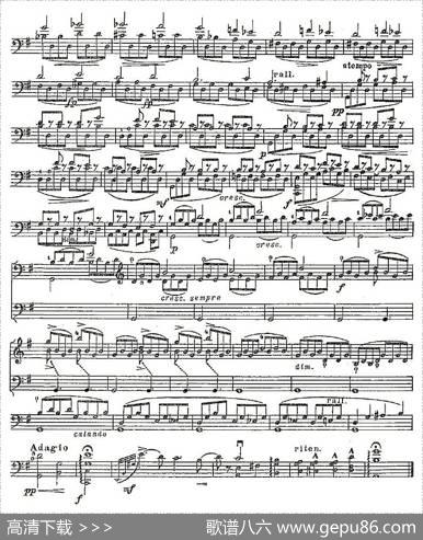 PIATTI12Caprices之11（大提琴）