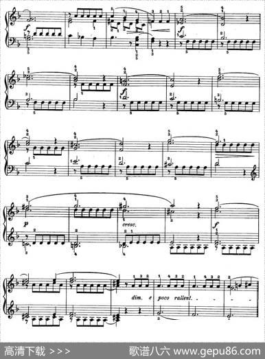 儿童钢琴进阶练习曲50首之18