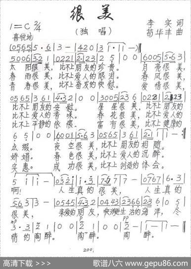 很美 - 李实|苟华丰