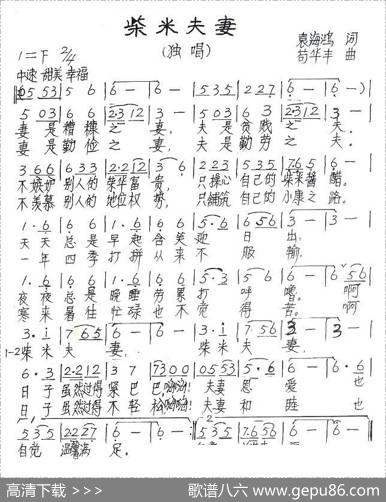 柴米夫妻 - 袁海鸿|苟华丰