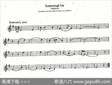 ScarboroughFair（史卡保罗市集）