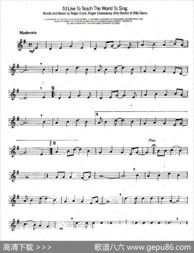 l'dLikeToTeachTheWorldToSing