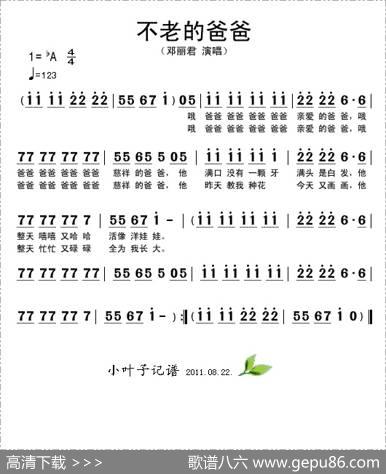 不老的爸爸