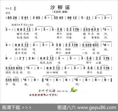 沙柳谣