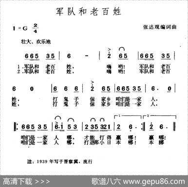 军队和老百姓 - 张达观|张达观