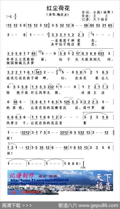 红尘荷花（小微词王立曲） - 小微|王立