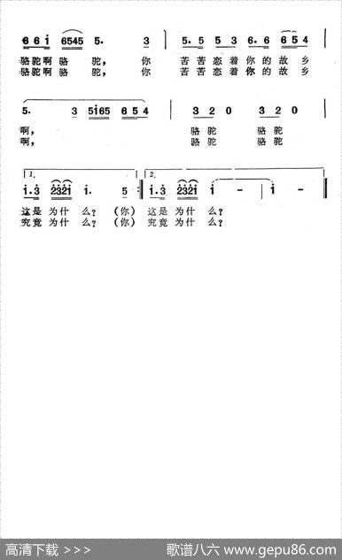 骆驼之歌（电视连续剧《回RS城去》主题歌） - 陈晓东|徐沛东
