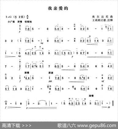 我亲爱的|焦尔达尼