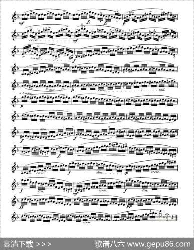开塞（KAYSER36首小提琴练习曲之30）
