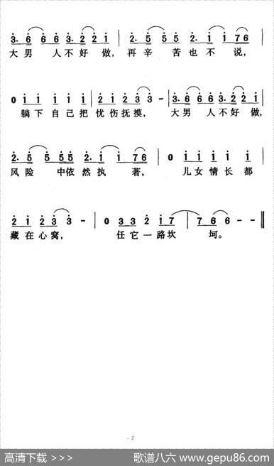 大男人（电视剧《康熙王朝》片尾歌） - 张俊以|浮克