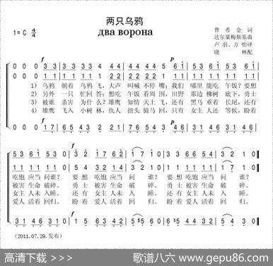 两只乌鸦