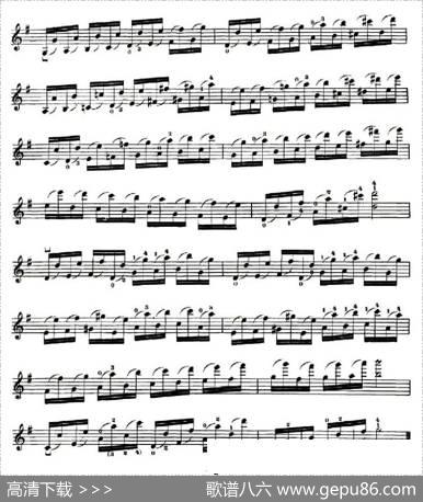42首练习曲或隨想曲之25|克莱采尔