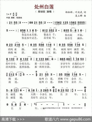 处州白莲 - 郑淑娇、叶庆武|吴立群（捞仔）