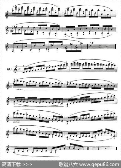 SchoolofMechanism,Op.74（小提琴技巧练习47——50）