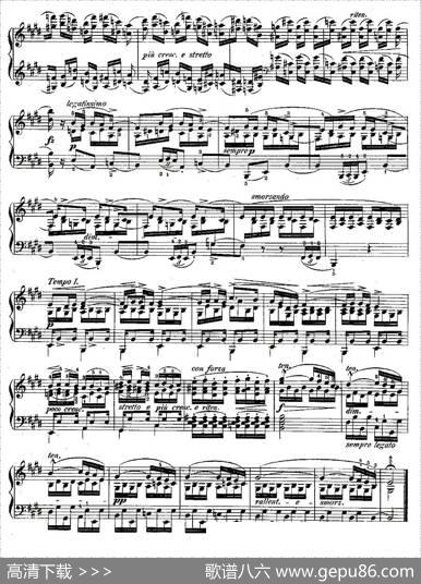 肖邦钢琴练习曲，Op.10之三|肖邦