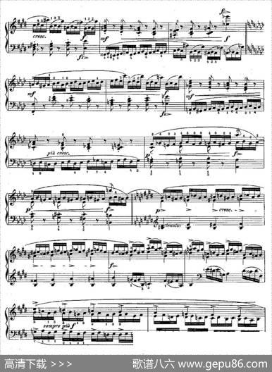 肖邦钢琴练习曲，Op.10之四|肖邦