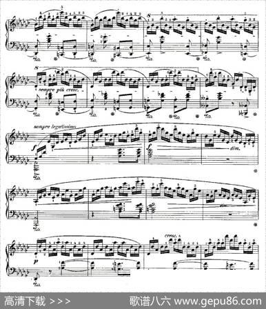 肖邦钢琴练习曲，Op.10之五|肖邦