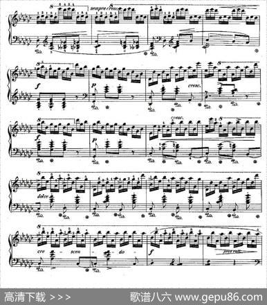 肖邦钢琴练习曲，Op.10之五|肖邦