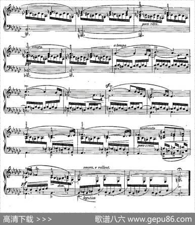 肖邦钢琴练习曲，Op.10之六|肖邦