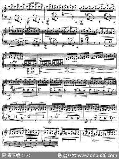 肖邦钢琴练习曲，Op.10之七|肖邦