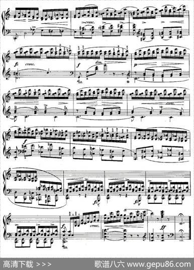 肖邦钢琴练习曲，Op.10之七|肖邦