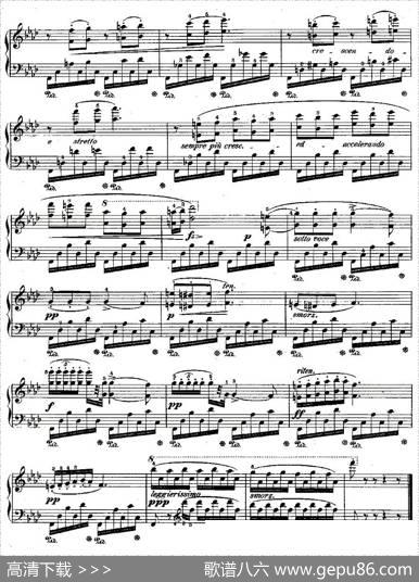 肖邦钢琴练习曲，Op.10之九|肖邦