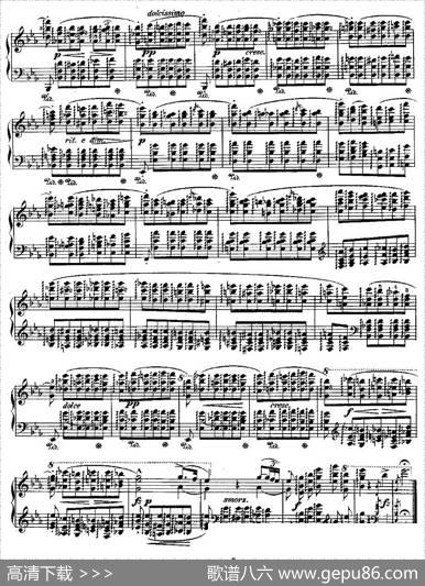 肖邦钢琴练习曲，Op.10之十一|肖邦