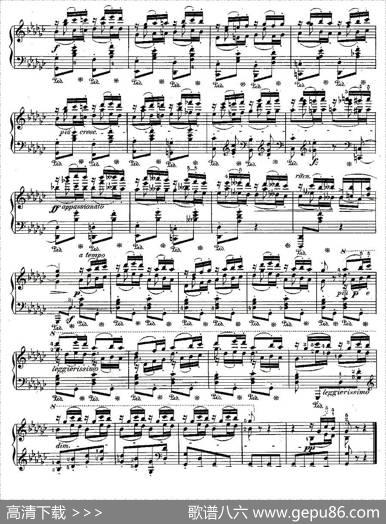肖邦钢琴练习曲，Op.25之九|肖邦
