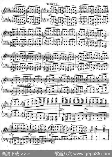 肖邦钢琴练习曲，Op.25之十|肖邦