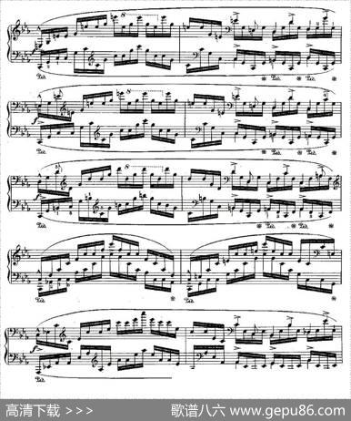肖邦钢琴练习曲，Op.25之十二|肖邦