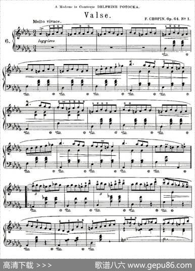 valse，Op.64,No.1|肖邦