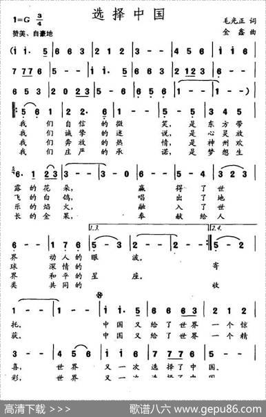 选择中国 - 毛光正|金鑫