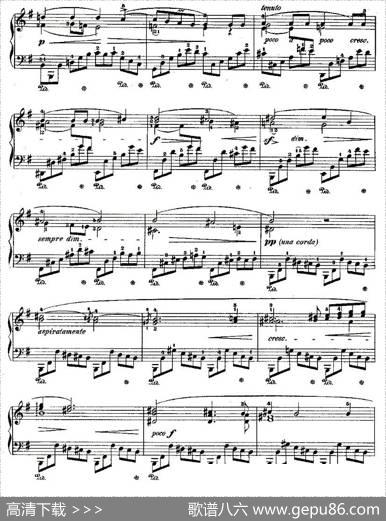 E小调夜曲Op.72－1（Nocturne）|肖邦