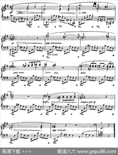 E小调夜曲Op.72－1（Nocturne）|肖邦