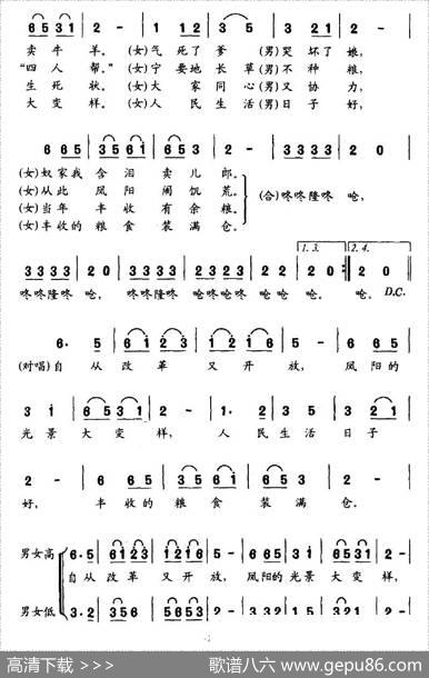 新编凤阳花鼓 - 翟泰丰|傅庚辰