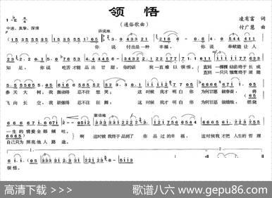 领悟（凌有富词付广慧曲） - 凌有富|付广慧