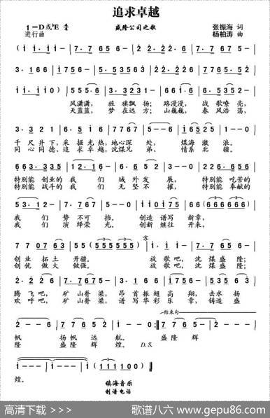 追求卓越（盛隆公司之歌） - 张振海|杨柏涛