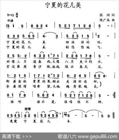 宁夏花儿美 - 张涧|侯广禹