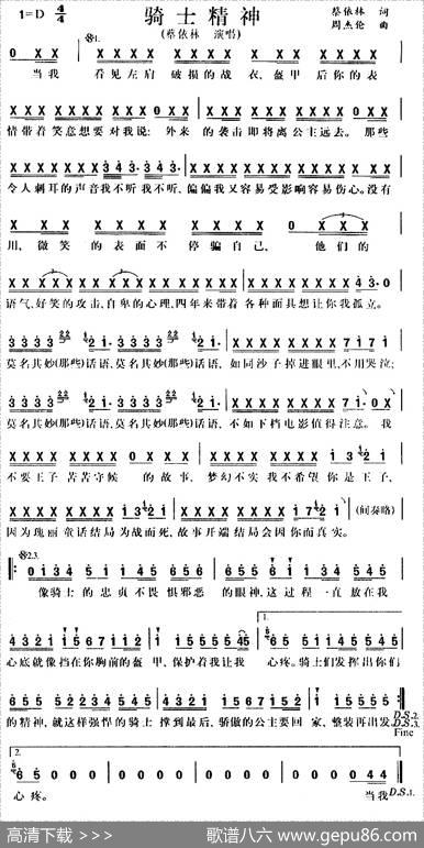 骑士精神 - 蔡依林|周杰伦