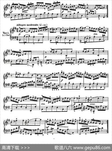 AriaconVariazioni之一|J.S.Bach