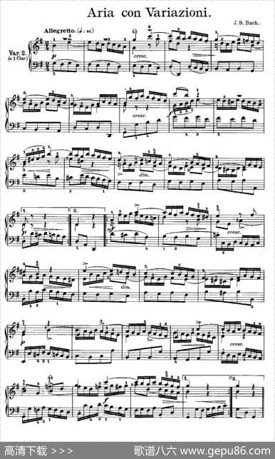 AriaconVariazioni之二|J.S.Bach