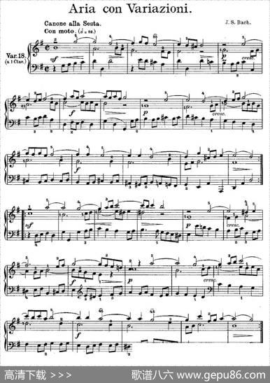 AriaconVariazioni之18|J.S.Bach