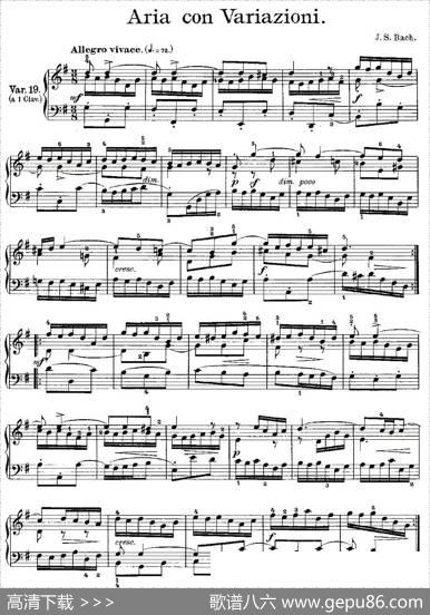 AriaconVariazioni之19|J.S.Bach