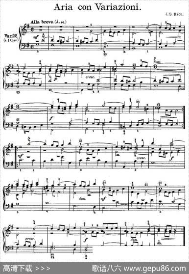 AriaconVariazioni之22|J.S.Bach