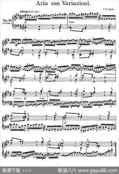AriaconVariazioni之26|J.S.Bach