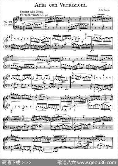 AriaconVariazioni之27|J.S.Bach